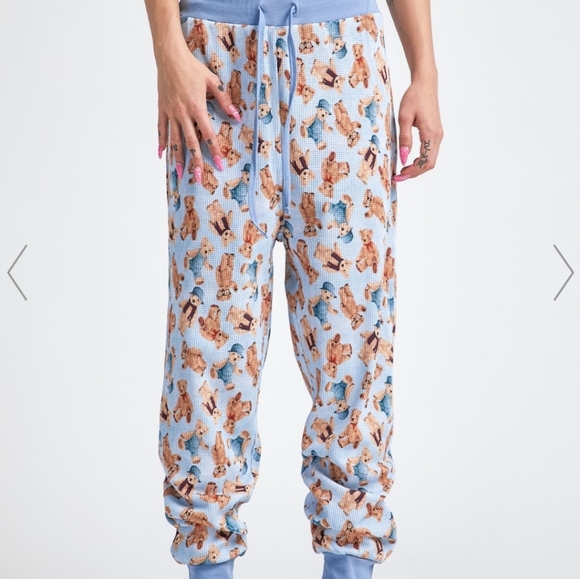 Dolls Kill Pants - Adorable Teddy Bear Joggers NWT 😍